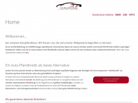 auto-pfand-duesseldorf.de Webseite Vorschau