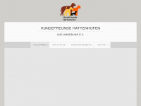 hundefreunde-hattenhofen.de Webseite Vorschau