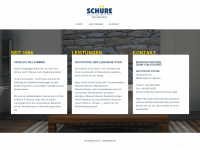 schüre.com Webseite Vorschau