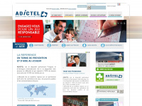 adictel.fr Webseite Vorschau