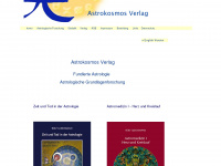 astrokosmos-verlag.de Webseite Vorschau