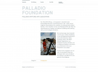 palladiofoundation.wordpress.com Webseite Vorschau