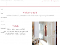 verkehrsrecht-mülheim.de Webseite Vorschau