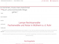 lamperecht.com Webseite Vorschau