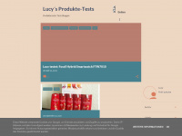 lucys-produkte-tests.blogspot.com Webseite Vorschau