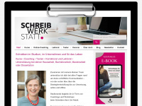 schreibwerkstatt.co.at Webseite Vorschau