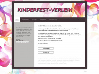 kinderfest-verleih.de Webseite Vorschau