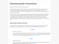 naturkosmetik-verzeichnis.de Webseite Vorschau