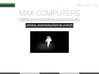 max-computers.com Webseite Vorschau