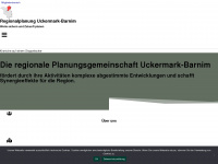 uckermark-barnim.de Webseite Vorschau
