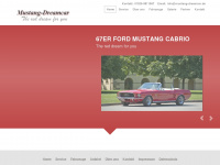 mustang-dreamcar.de Webseite Vorschau