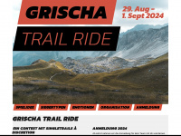 grischatrailride.ch Webseite Vorschau