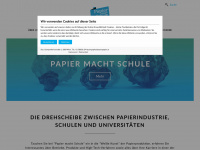 papiermachtschule.at Webseite Vorschau