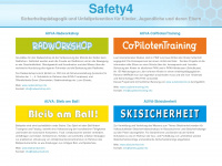 safety4.info Webseite Vorschau