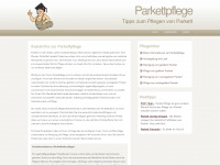 parkett-bodenpflege.de Webseite Vorschau