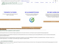 alexandertechnik.ch Webseite Vorschau