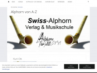 swiss-alphorn.ch Webseite Vorschau