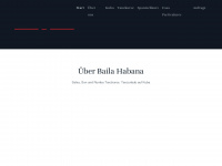 baila-habana.com Webseite Vorschau