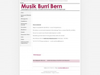 musikburri.ch Webseite Vorschau