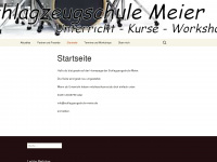 schlagzeugschule-meier.de Webseite Vorschau