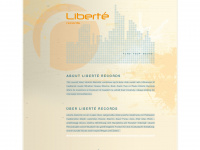 liberte-records.com Webseite Vorschau