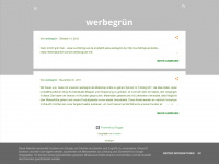 werbegruen.blogspot.com Webseite Vorschau