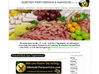 albstadt-partyservice.com Webseite Vorschau
