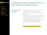 dry-fluids.com Webseite Vorschau