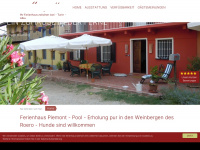 ferienhaus-piemont.info Webseite Vorschau