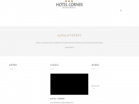 hotelcorner.hu Webseite Vorschau