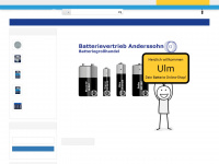 ulm-batterien.de Webseite Vorschau
