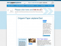 paperairplanes.co.uk Webseite Vorschau