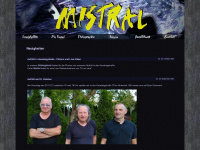 mistral-band.de Webseite Vorschau