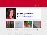 christinedschmidt.com Webseite Vorschau