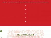 kraayfamilyfarm.com Webseite Vorschau