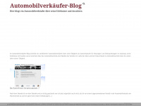 automobilverkaeufer-blog.de Webseite Vorschau