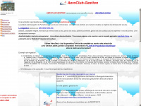 aeroclub-gestion.com Webseite Vorschau