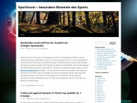sporttraum.wordpress.com Webseite Vorschau