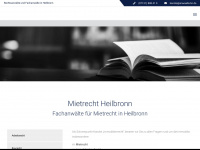 mietrecht-heilbronn.info Webseite Vorschau