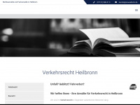 verkehrsrecht-heilbronn.com Webseite Vorschau