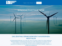 windenergietage-nrw.de Webseite Vorschau
