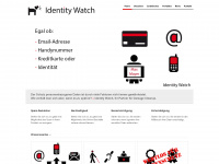identity-watch.org Webseite Vorschau