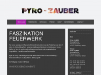 pyro-zauber.de Webseite Vorschau