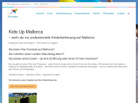 kids-up-mallorca.de Webseite Vorschau