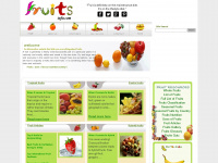 fruitsinfo.com Webseite Vorschau