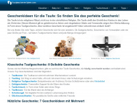 taufgeschenke-ideen.com Webseite Vorschau