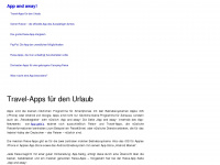 app-and-away.de Webseite Vorschau