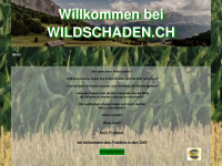 wildschaden.ch Webseite Vorschau