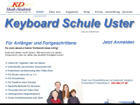 keyboardkurse.ch Webseite Vorschau