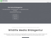 wildlife-media.at Webseite Vorschau